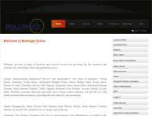 Tablet Screenshot of bollinger.net.au